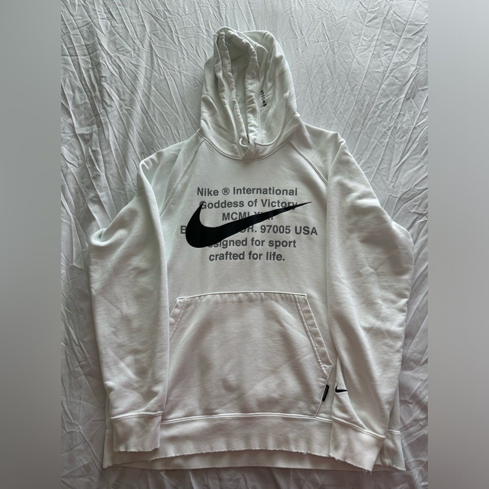 Distressed nike hoodie